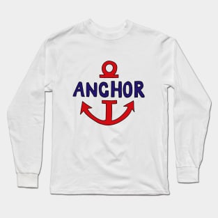 Luffy Shirt Anchor Long Sleeve T-Shirt